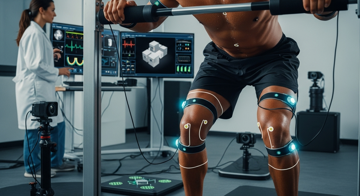 Sports science technology laboratory testing